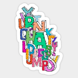 Alphabet Sticker